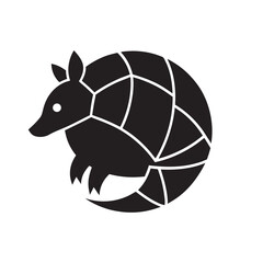 Armadillo Defense Posture Ball Silhouette