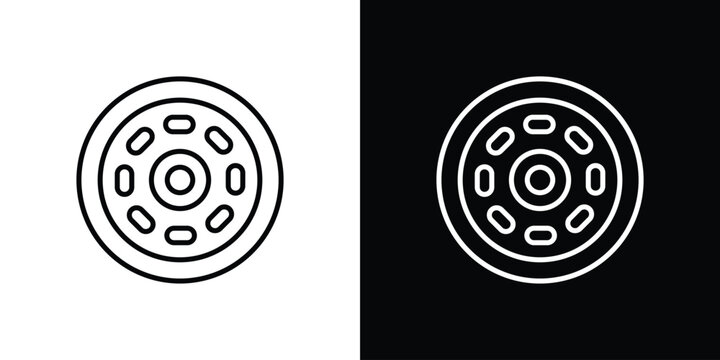Human cells icon in black. flat graphic vector icon