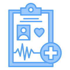 Patient Information Blue Icon