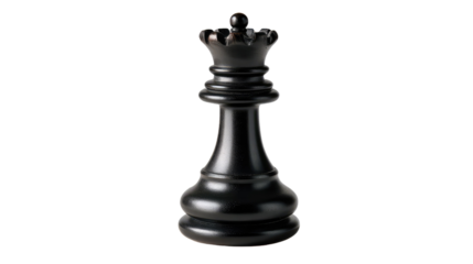 Royal Reign: A solitary, intricately carved chess queen stands poised, an emblem of strategic brilliance and regal authority, embodying the complex game of strategy.