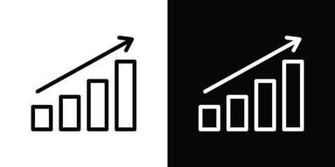 Improvement icon in black. flat graphic vector icon