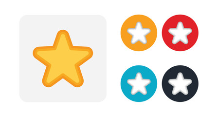 Stars icon illustration isolated vector sign symbol