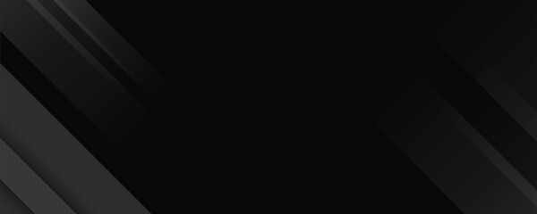 Obraz premium Black abstract background. Elegant dark diagonal shape elements. Modern luxury grey gradient graphic design.