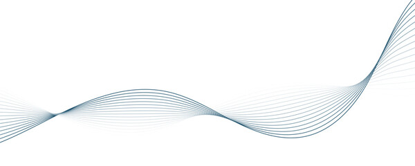 Fototapeta premium abstract blue wave background