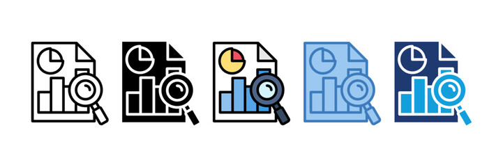 Data Analytics Icon Element For Design