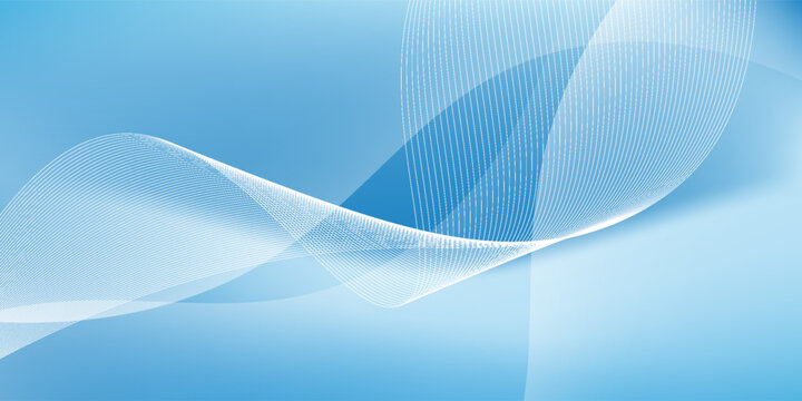 The background image in soft blue tones creates a sense of calm and relaxation. It features soft waves and lines that gradually and freely move, creating a sense of professionalism and modernity.