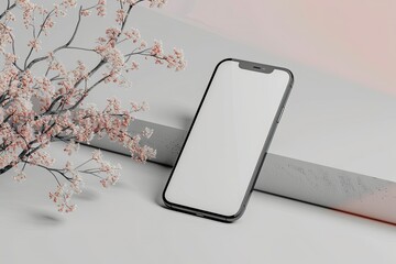 Vibrant Color Visual of Mobiles Front Side in Arabic Themed Background