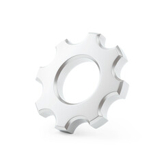 3d illustration of a gear