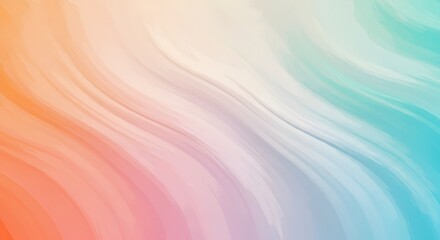 Fototapeta premium Abstract pastel wave background design