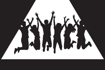 friend forever love jumpers vector