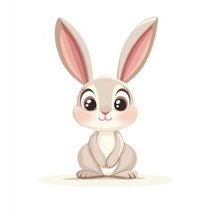 Obraz premium Cute cartoon rabbit