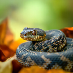 Obraz premium Not Just a Snake – A Guardian of the Ecosystem