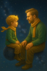 Father's Orbit (Generative AI)