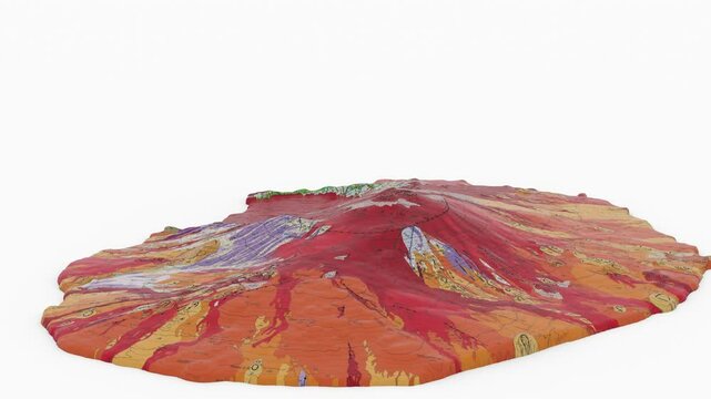 geological map animation