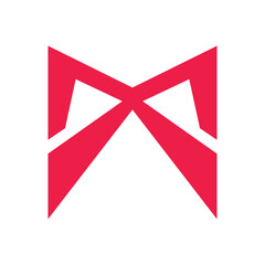  Geometric stylized M Logo Design