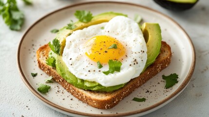 Avocado Toast with Egg