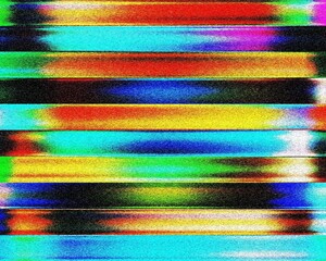Glitch camera effect. Retro VHS background. Old video template. No signal. Static TV noise, bad TV signal.	