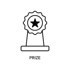 Icon a prize, isolated against a clean background.