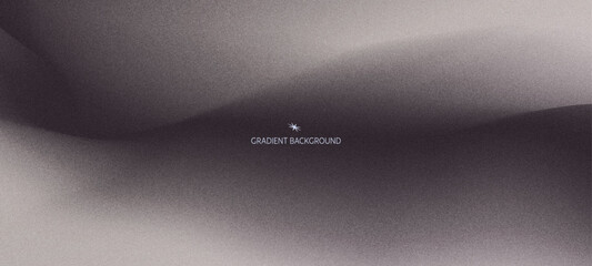 Abstract black and white fluid gradient background trendy modern grainy texture with soft blurred shapes, banners, flyers, presentations, covers and reports
