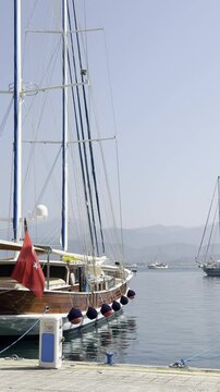 Yacht in Fethiye Marina