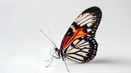 Obraz premium Butterfly on white background