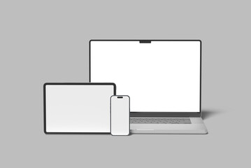 multi devices blank mockup template