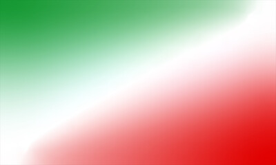 Abstract Gradient Background with Green, White, and Red Colors for Design Projects