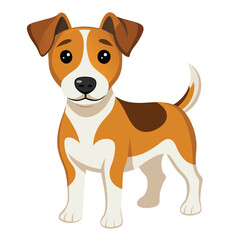 dog vector image on white background 