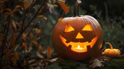 Jack-o'-lantern: Halloween Pumpkin Carvings, Festive Lanterns, and Spooky Autumnal Symbols