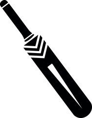 Silhouette Cricket Bat