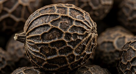 Macro Photography of Black Peppercorns