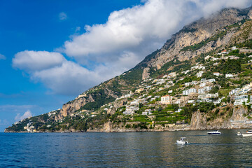 Fototapeta premium Amalfi coast town villages
