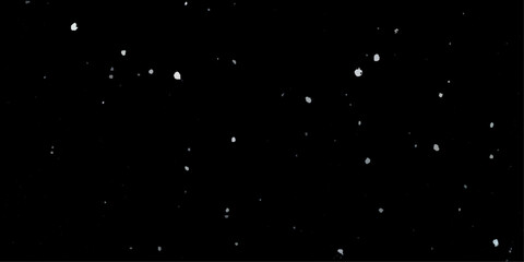 Snow flakes winter snowfall white light vector background. Christmas background, white snow on black background for edit photo.	