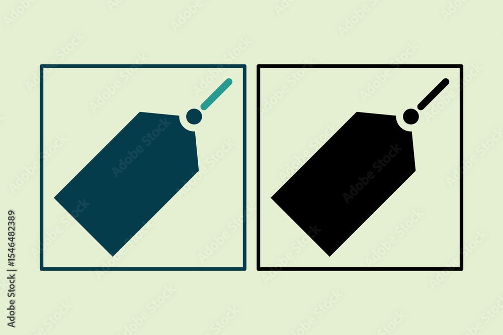 Poster tag icon. icon related to ui elements. suitable for web site, app, user interfaces,element, printabl