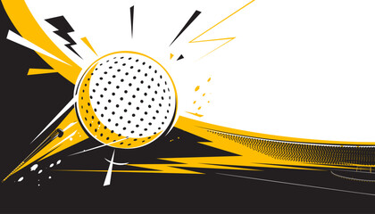 Field hockey abstract background design. The sports concept
