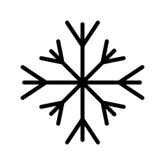 snow icon Isolated flat vector in outline icon set eps 10