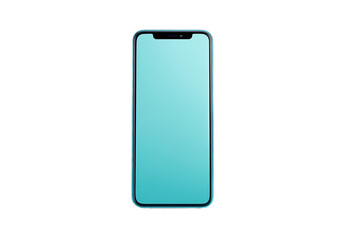 Modern smartphones with blank screens PNG with a transparent background

