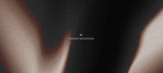 Abstract dark and light gradient background with soft curved light and dark contrast grainy texture