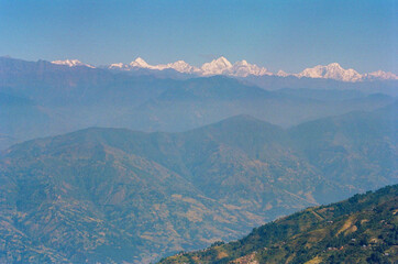 view of the mountains