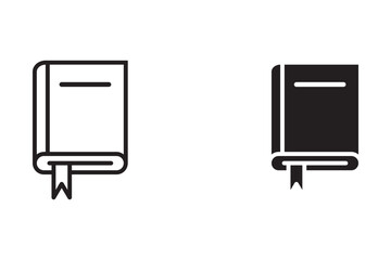 book icon Isolated flat vector in outline icon eps 10