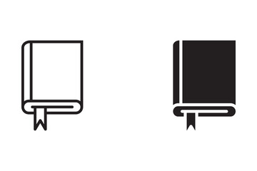 book icon Isolated flat vector in outline icon eps 10