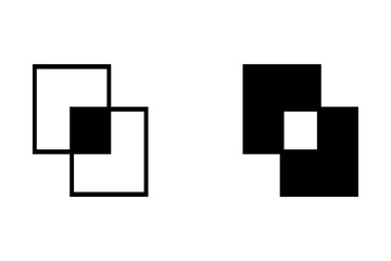 crop icon Isolated flat vector in outline icon set eps 10