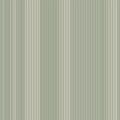 Obraz premium Abstract seamless pattern with vertical lines of varying widths. Modern geometric background in muted sage green and beige. Ideal for wallpaper or textiles.