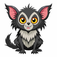 owl cartoon isolated on white