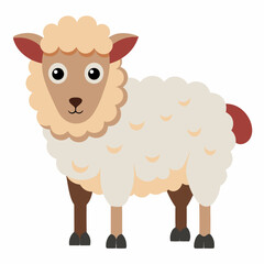 vector illustration of a sheep