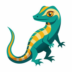 vector image of a lizard