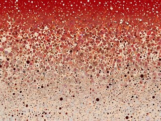 Abstract Red and Beige Speckled Background for Artistic Design and Creative Projects with Unique Texture and Visual Appeal