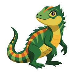 cartoon, animal, dinosaur, vector, illustration, dragon, reptile, crocodile, lizard, green, fun, cute, art, alligator, frog, monster, dino, baby, drawing, wildlife, nature, wild, character, gecko, des