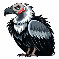 Fototapeta premium vulture isolated on white