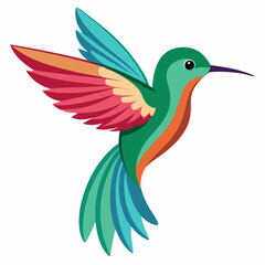 Obraz premium hummingbird and flower